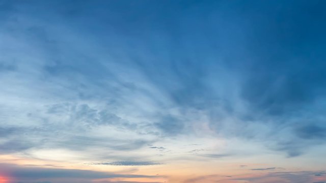 Cinemagraph Continuous Loop Animation. Beautiful Panoramic View of Cloudscape during a colorful sunset or sunrise. Taken on the West Coast of British Columbia, Canada.