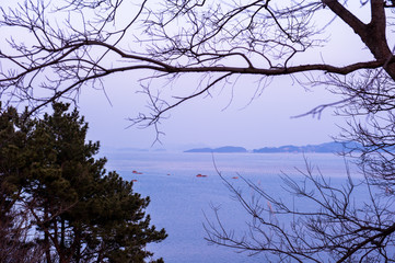 Beautiful seascape of beach.