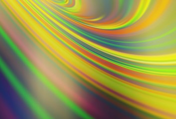 Obraz premium Light Green, Yellow vector blurred bright pattern.
