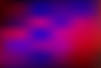 Dark Blue, Red vector blurred shine abstract texture.