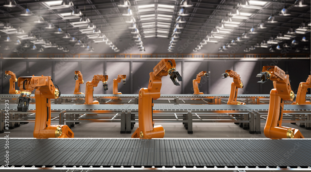 Poster robot assembly line