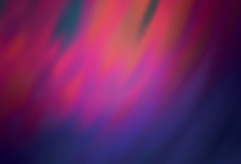 Dark Purple, Pink vector blurred template.