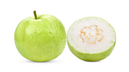Fresh guava isolated on a white background