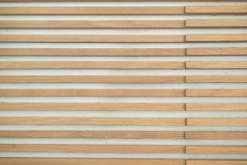 Wood battens wall pattern texture. interior design decoration background
