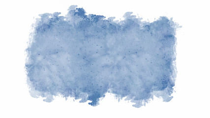 Blue watercolor splash banner background for textures backgrounds and web banners design