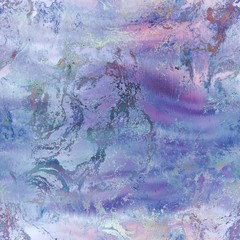 Seamless abstract pattern that looks like wax melt. Pastel gentle colored design. High quality illustration that resembles encaustic art. Iridescent holographic luxurious graphic design.