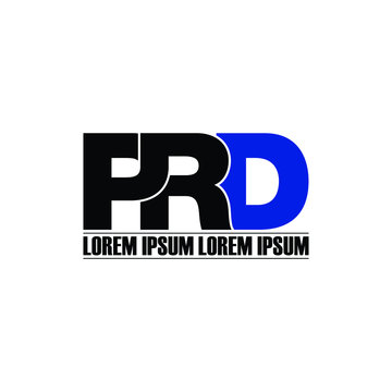 PRD letter monogram logo design