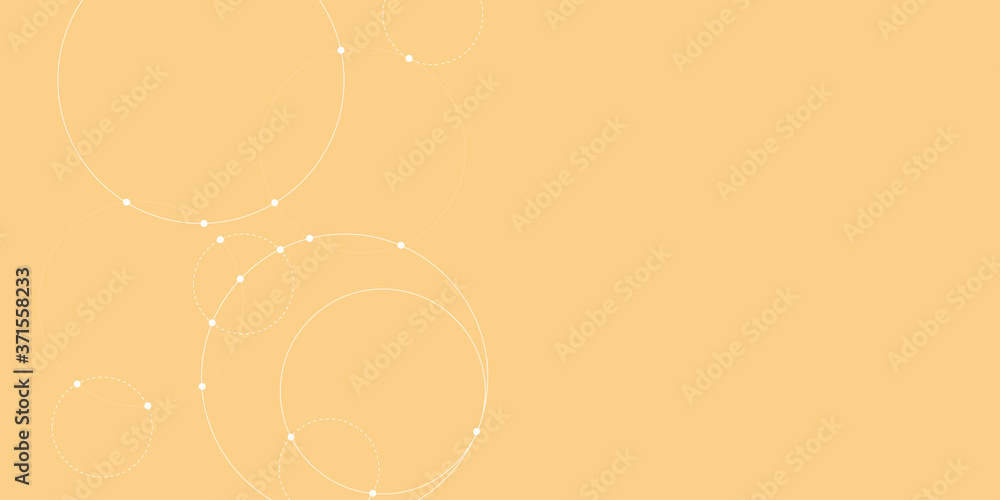 Poster Abstract connect lines and dots.Technology graphic Networkbackground.
