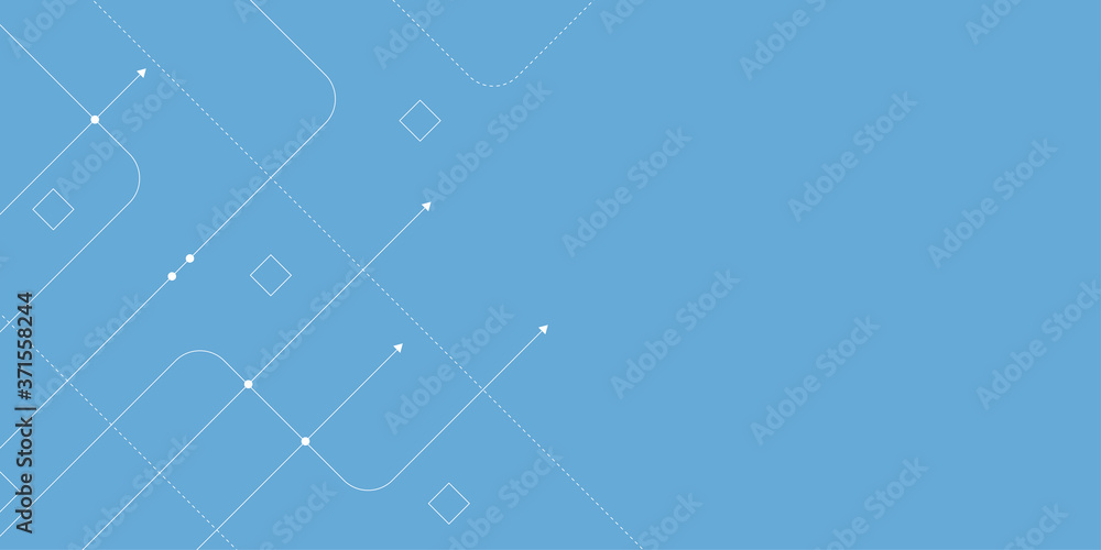 Poster Abstract connect lines and dots.Technology graphic Networkbackground.