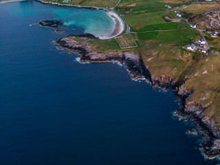 Scourie Bay photographed in Scotland, in Europe. Picture made in 2019.