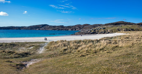 Scourie Bay photographed in Scotland, in Europe. Picture made in 2019.