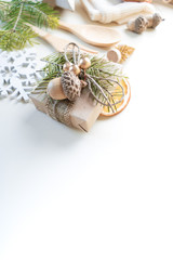 Christmas set. Zero waste concept.