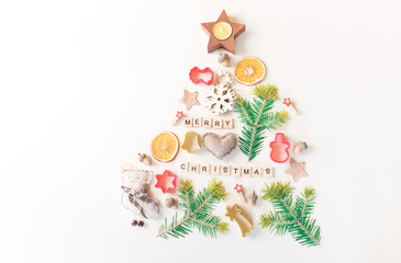 Eco Christmas concept. Zero waste holiday.