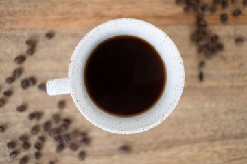 Coffee Mug and Beans 