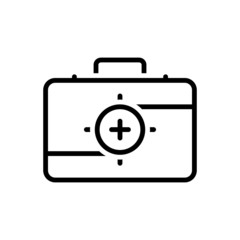 Black line  icon for aid 