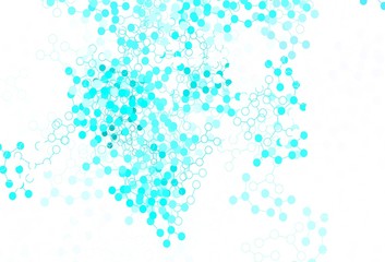 Light Green vector template with artificial intelligence structure.