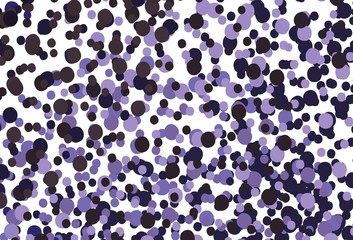 Light Purple vector template with circles.