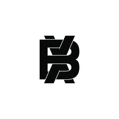 bx letter original monogram logo design
