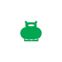 Gas cylinders vector