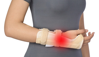 wrist splint isolated painful wrist