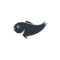 Fish logo template