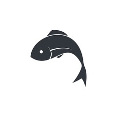 Fish logo template