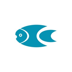 Fish logo template