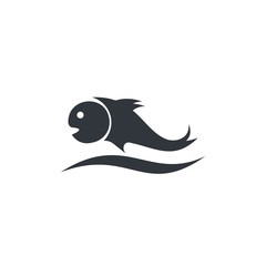 Fish logo template