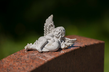 Friedhof, Grabstein, Statue	