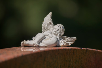 Friedhof, Grabstein, Statue	