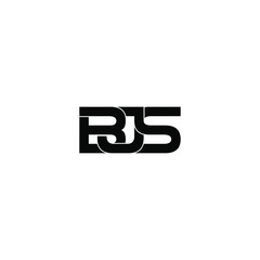 bjs letter original monogram logo design