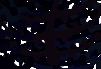 Dark Gray vector background with abstract shapes.