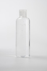 fresh liquid food product on blank plastic container bottle mockup