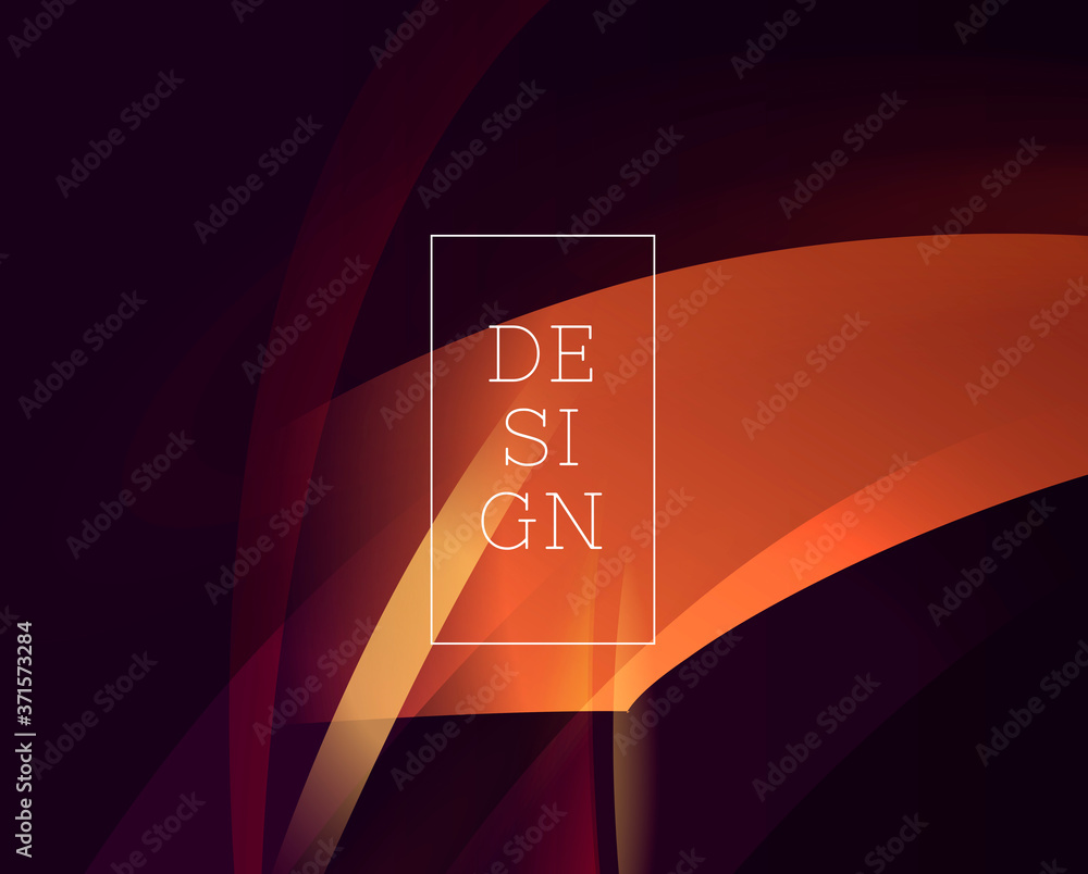 Aufkleber vector abstract banner card with red gold geometric shapes, dynamic cover composition with design co