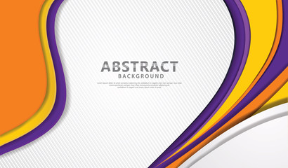 Futuristic and dynamic wave abstract overlap layer on pattern background.