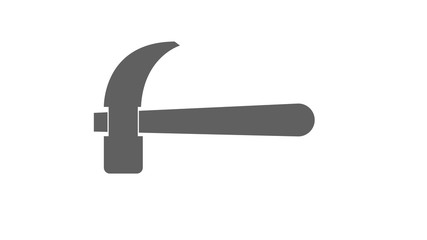 Hammer icon illustration isolated sign symbol