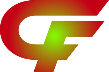 Obraz premium red and gold symbol LATTER CF 