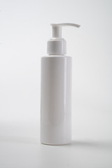 blank pump plastic bottle hand sanitizer product mockup
