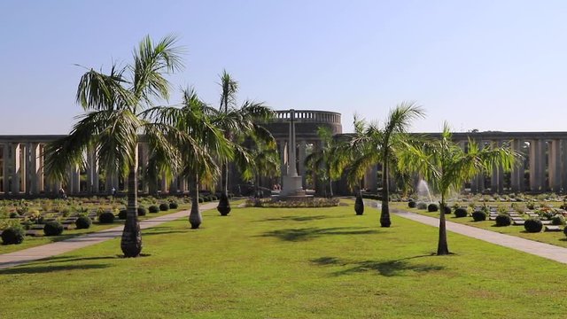 Taukkyan War Cemetery for Allied soldiers from British Commonwealth died in Burma in 2nd World War (in Taukkyan village, 25 km north of Yangon on Pyay Road)