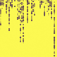 Fototapeta premium Abstract Color Halftone Dots generative art background illustration