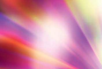 Light Red, Yellow vector blurred shine abstract template.
