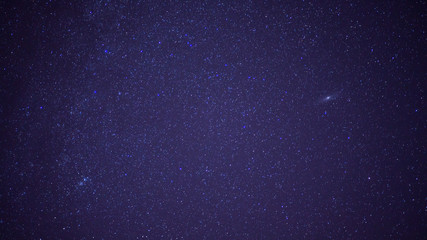 Milky Way with stars in space, night and starry sky, cloudless weather at night stars are visible.