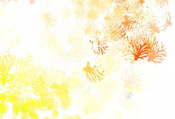 Light Green, Red vector elegant background with branches.