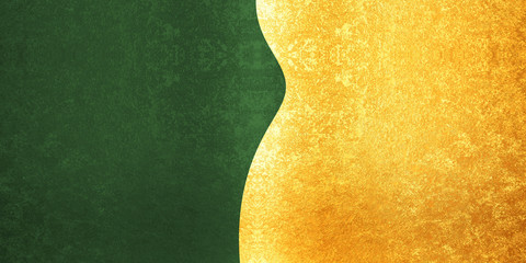 金と緑の背景素材