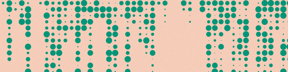 Abstract Color Halftone Dots generative art background illustration