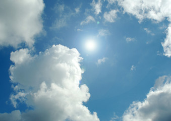 Cloudy sky background