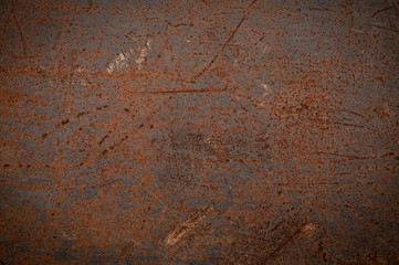 Grunge rusted metal texture, rust and oxidized metal background. Old metal iron panel