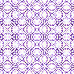 Green geometric chevron watercolor border. Purple 