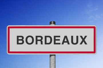 Bordeaux, panneau, (symbolique)