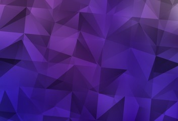 Obraz premium Light Purple, Pink vector low poly background.